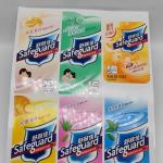 Embossing Household Essentials Labels BOPP Film Cleaning Products Labels
