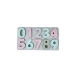 Silicone 3D Puzzle Baby Early Educational Digital Puzzle Board Silicon Puzzle