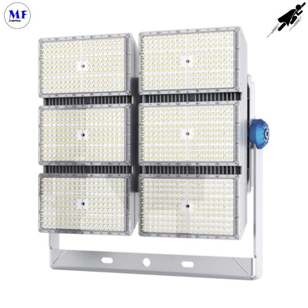 Modular IP66 IK08 High Power Stadium Light Waterproof 140LM/W CRI80 High Mast