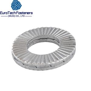 China M10 Conical Spring Lock Washer Disc Din 6796 6798 DIN9250 Din 25201 Knurled Lock Washers on sale
