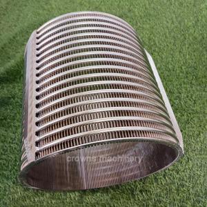 Wholesale 0.2mm Gap Welded Wedge Wire Screen Sieve Pipe Bend Screen Johnson Well Filter from china suppliers
