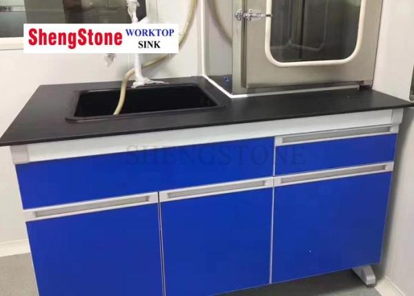 Professional Flat Edge Phenolic Resin Worktop 1200*750 Size With 0.6% Water