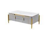 Light Luxury Rock Slab TV Unit And Coffee Table