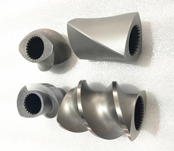 Model 62 Wear Resistant Involute Spline Twin Screw Extrusion Components By
