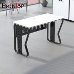 Factory Price Executive Office Desk With Storage Cabinet Solid Wood Computer
