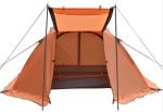 Easy to Assemble Outdoor Camping Tents 210*180*130CM Orange 190T Polyester