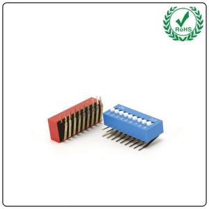 Wholesale Surface Mount 4 Position Dip Switch 2.54mm Raised Recessed Actuator from china suppliers