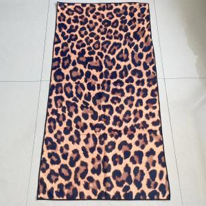 Wholesale Quick Dry Absorbent Terry Cloth Towel Oversized Sand Free Swim Towel Sexy Spotted Cheetah Leopard Print Beach Towel for from china suppliers