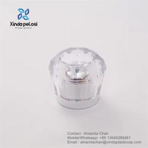 Wholesale Custom Luxury Crystal Perfume Cap Plastic Lids Perfume Packaging Closures from china suppliers