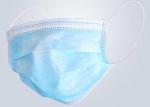 Blue Earloop 3 Ply Surgical Face Mask Air Pollution Prevention N99 Material
