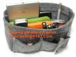 Women new style Travel Make Up Cosmetic Felt Organizer Bag, Multifunction Wash