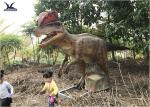 Realistic Silicone Life Size Model Dinosaurs , Forest Dinosaur Garden Ornaments
