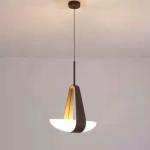 Nordic Modern Creative D40cm*H50cm Leather Glass Pendant Light Chandelier for
