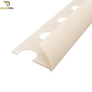 Wholesale 10×2500mm PVC Tile Trim Round Open Shape For Tile Edge Protection​ from china suppliers