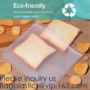 Wholesale Large Capacity Leakproof Reusable Double Zip lockk Peva Sandwich Snack Bags,EASY SEAL SLIDER,Eco-friendly manufacturers from china suppliers