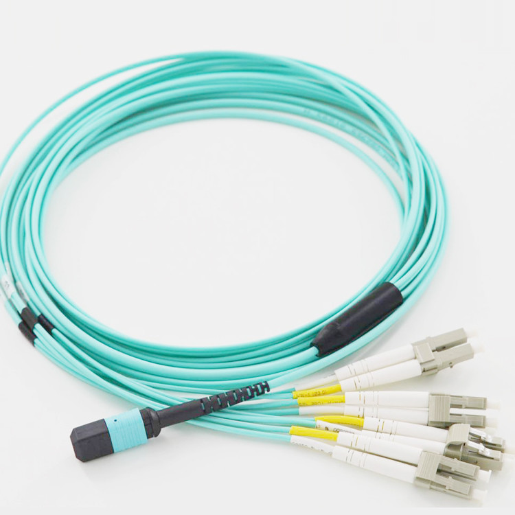 LC DX 2.0mm Fanout Trunk OM3 Mpo 24 Fiber Cable