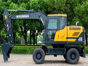 Wholesale Korea Hyundai Excavator HW155 Wheel Jindongyu Machinery In Engineering Construction from china suppliers