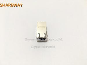 Wholesale J0G-0001NL Low Profile RJ45 Jack , Metal Shielded Integrated Connector Modules from china suppliers