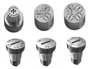 Wholesale S136 Hasco Straight Core Pin , Injection Molding Ejector Pins With Engraving Date Marker Date from china suppliers