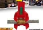 Adjustable Ball Valve Lockout Tough PP Material Suit 58 Mm - 50 Mm Pipe
