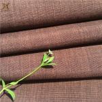 Coated Type PA Coated 110GSM Polyester Imitation Linen Fabric Woven for Sofa