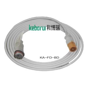 Wholesale OEM TPU IBP Adapter Cable Compatible For Fukuda Denshi Monitor To BD Transducer from china suppliers