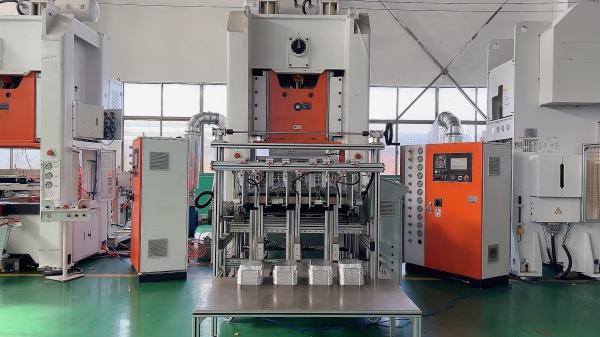 High Capacity Aluminum Foil Food Packaging Container Making Machine For 8006