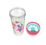 Convenient Dosage Control Plastic Bottle for Carrying Powder Eco-Friendly and