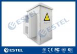 Custom Pole Mount Metal Enclosure Galvanized Steel BTS Outdoor Cabinet