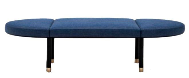 Stylish Bench For Living Room Stain Resistant 120*38*42cm Contemporary Bedroom Bench