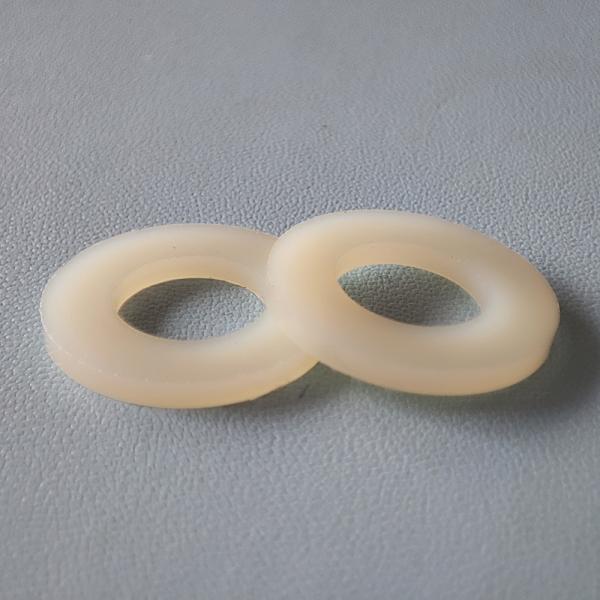 PEEK PTFE Plastic Hardware Products PP PPS PVC Nylon 20mm Rubber Washer UL 94 V