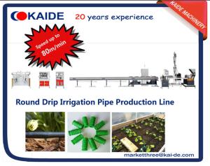 Wholesale Round Drip Irrigation Pipe Production Line Speed up to 60m/min high speed from china suppliers