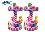 Indoor Fairground Merry Go Round Amusement Park Baby World Carousel 3 People