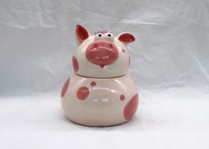 Wholesale Home Kitchen Colourful Tea Coffee Sugar Canisters Pig Shape Unique Design With Shake Head from china suppliers