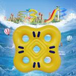 Inflatable Pool Ring Float Kayak Aqua Theme Water Park Big Horn Slide Equipment