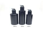Violet Black Glass Lotion Bottles With Pump 120ml Eco - Friendly Material
