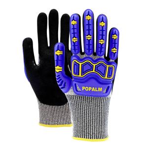 Wholesale Premium TPR Guard Impact Safety Protection Gloves 13 Gauge 4X43CP Industrial Touchscreen Gloves With Reinfoeced Thumb from china suppliers