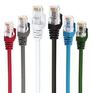 China Round 3m-100m UTP Cat 6 Patch Cord , Practical Cat 6 Ethernet Patch Cable on sale