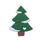 Christmas Custom Silicone Teether Safe Soft Eco Friendly For Baby Teething