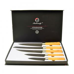 China Custom Logo Luxury Magnetic Kitchen Knife Paper Gift Box on sale