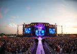 7000cd/sqm Brightness Outdoor LED Screen Rental HD P6 1200 Hz For Event / Stage