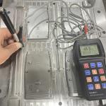 Soft Material TPE Overmold Over Mould With PC For Power Box Grey Color