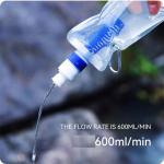 Outdoor Survival Portable Foldable Water Purifier Bottle Water Filter Bottle For