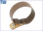 Leather Wristband Bracelet 8GB Pen Drive UDP Inside with Stud