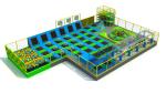 Multi Functional Kids Indoor Trampoline Equipment For Amusement Park KP190610