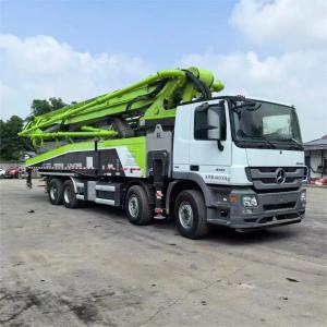 Wholesale 2019 Mercedes Benz Chassis Zoomlion Manual Transmission 63m Diesel Concrete Pump Truck In Vibrant from china suppliers