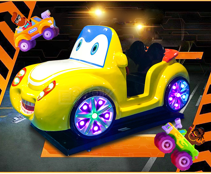 Genius Racer Coin Operated Electric Game Machine Children Rocking Car