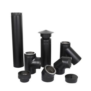 Wholesale Robust Single Wall Chimney Pipe Duct Compact Structure Steel Furnace Anti Rust from china suppliers