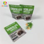 Gravure Printing Stand Up k Packing Bags Vanilla Coffee / Milk Protein Powder
