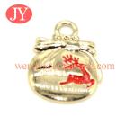 Customized metal tags for furniture and luggage case with engraved letters